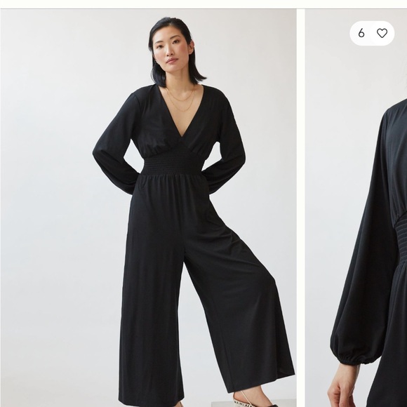 Anthro Hutch V neck jumpsuit - Picture 4 of 7